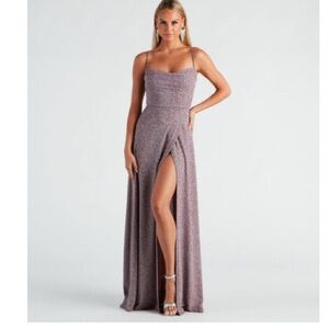 Windsor Sparkling Lavender Maxi Dress